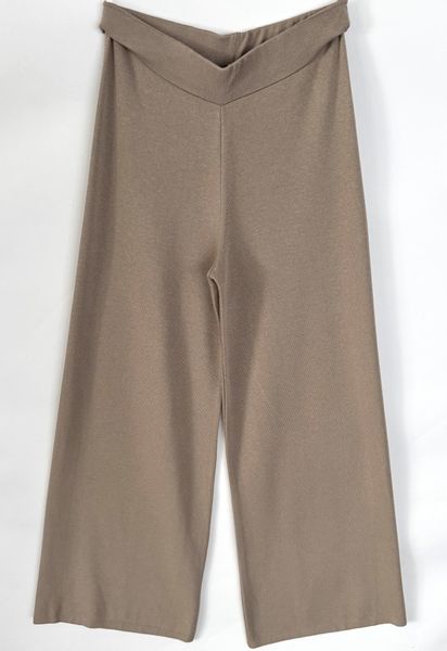 Zuckerwatte Strickhose mit weitem Beim aus günstig online kaufen