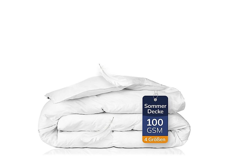 CALMONT Federbettdecke Federbettdecke 135x200 mit Daunen, Decke mit weichen günstig online kaufen