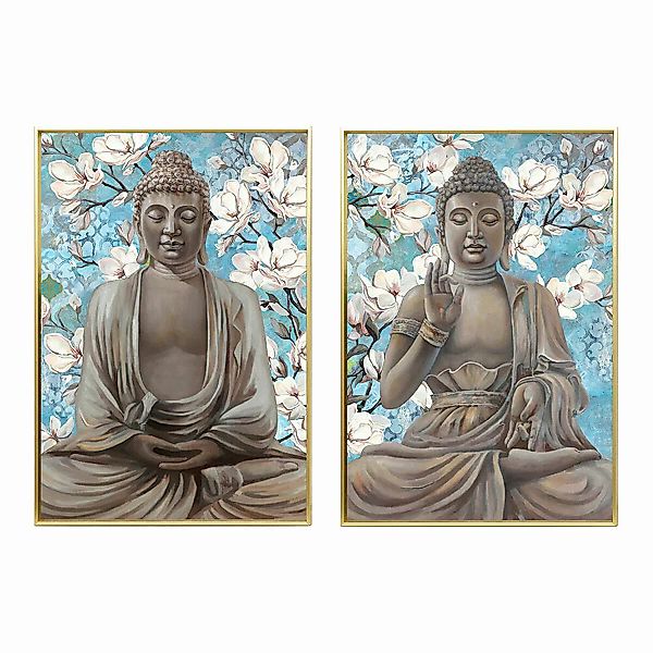 Bild Dkd Home Decor Buddha Orientalisch (51,5 X 3,5 X 71,5 Cm) (2 Stück) günstig online kaufen
