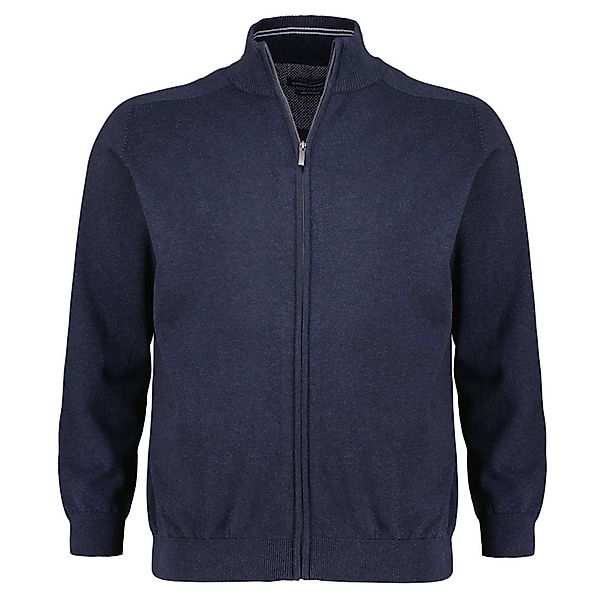 CASA MODA Strickjacke aus Pima-Baumwolle Farbe dunkelblau Größe: 4XL günstig online kaufen