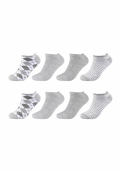 s.Oliver Kurzsocken "essentials", (4 Paar), mit verschiedenen Designs günstig online kaufen