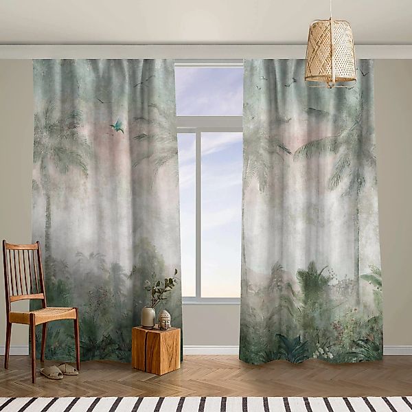 Vorhang Vintage Dschungel günstig online kaufen