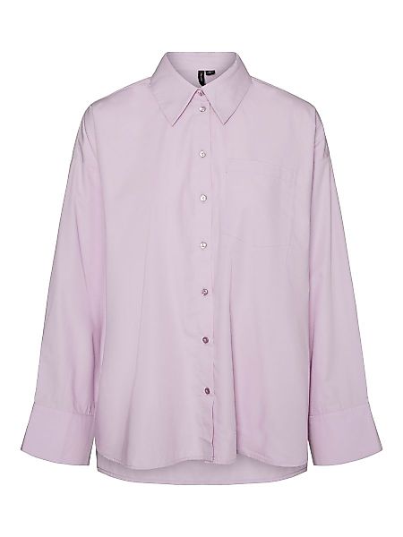 VERO MODA Oversize Hemd Damen Violett günstig online kaufen