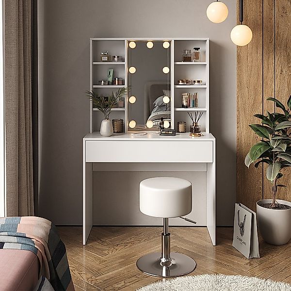 Vicco Schminktisch Alexa, Weiß, 93 cm günstig online kaufen