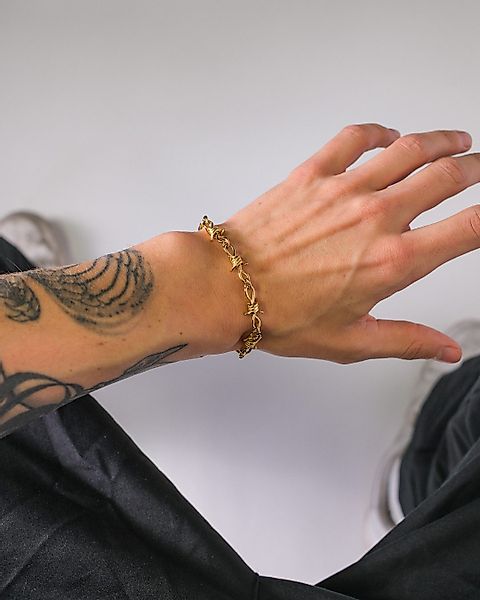 UNSHINEBAR Armband Stacheldraht Armband in Silber günstig online kaufen