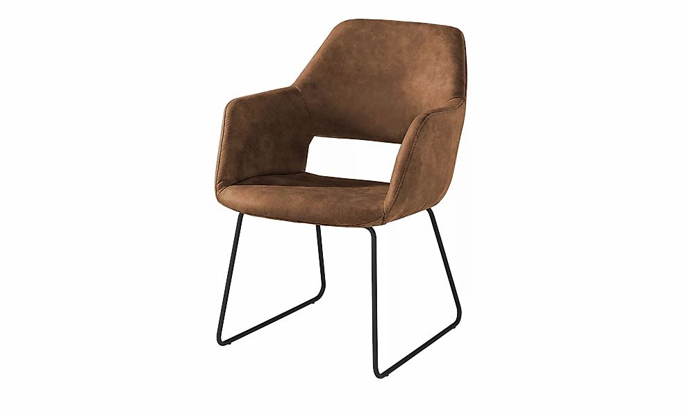 Woodford Armlehnstuhl  Berlin ¦ braun ¦ Maße (cm): B: 57 H: 85 T: 67.0 Stüh günstig online kaufen