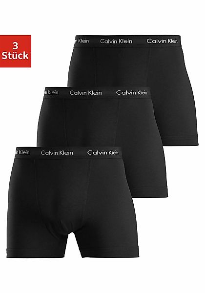 Calvin Klein Underwear Boxer "TRUNK 3 PACK", (3 St.), in uni schwarz mit Lo günstig online kaufen