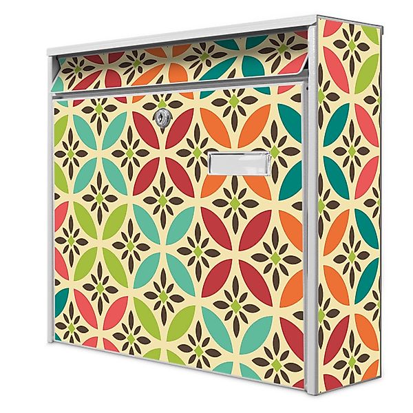 Banjado Briefkasten Weiß 36.2x32.2x10cm Groß / Inkl. Montagematerial & 2 Sc günstig online kaufen