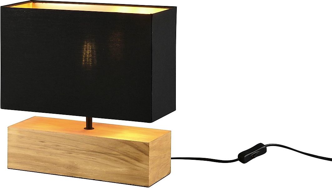 Reality Leuchten Tischleuchte Woody, Ein-/Ausschalter, ohne Leuchtmittel, S günstig online kaufen
