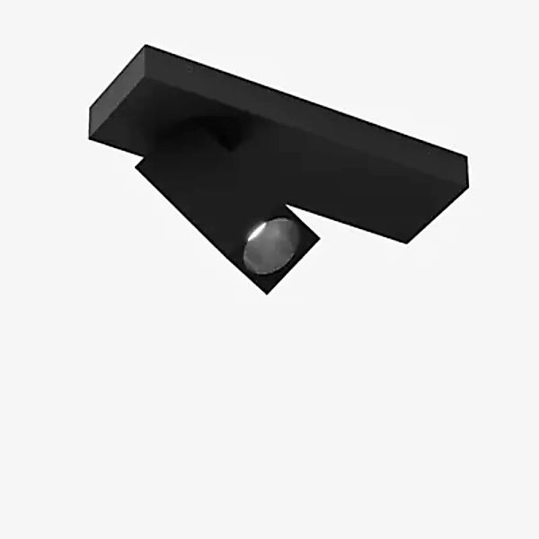 Delta Light Octav Spot LED, schwarz/schwarz - 3.000 K - 40° günstig online kaufen