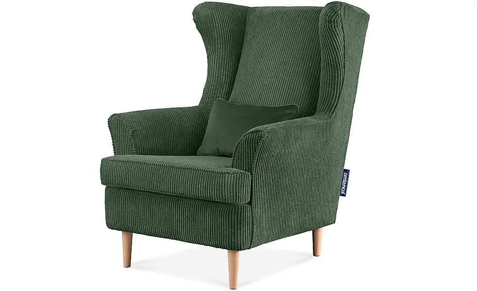 KONSIMO Ohrensessel  Stralis ¦ grün ¦ Maße (cm): B: 82 H: 108 Polstermöbel günstig online kaufen