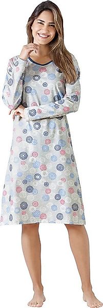 Hajo Nachthemd Damen-Nachthemd Single-Jersey gemustert günstig online kaufen