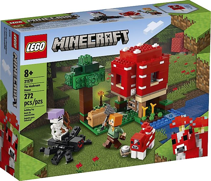 LEGO® 21179 Das Pilzhaus Konstruktionsspielsteine günstig online kaufen
