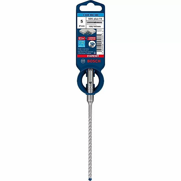 Bosch Expert SDS plus-7X Hammerbohrer Ø 5 mm 100/165 mm Länge günstig online kaufen