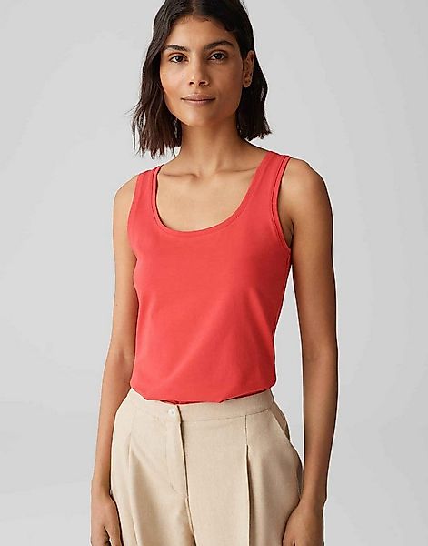 OPUS Trägertop Tanktop IMILIA Slim aus BCI Cotton Mix günstig online kaufen