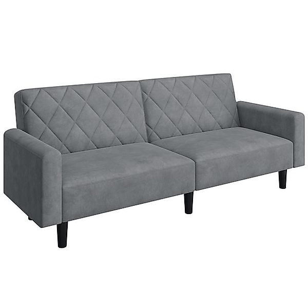 Yaheetech Schlafsofa 2 Sitzer Sofa mit Schlaffunktion, 140,5 × 94 cm Liegef günstig online kaufen