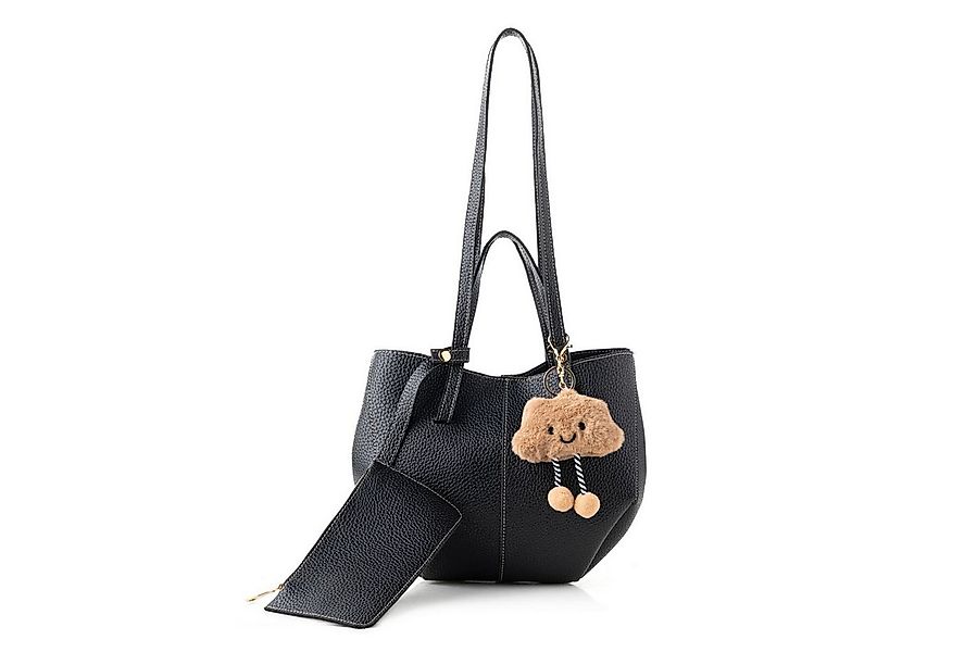 lucky bees Schultertasche 1274 - Tan 100% Polyvinyl-Leder (Packung, 1-tlg., günstig online kaufen