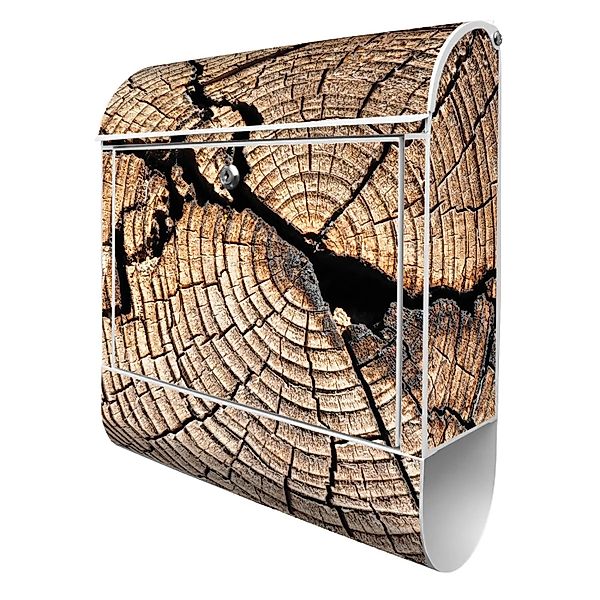 Banjado Design Briefkasten Weiß Pulverbeschichtet 39x47x14cm 2 Schlüssel Mi günstig online kaufen