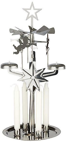 BRUBAKER Kerzenständer Drehende Tischpyramide Kerzenhalter Glockenspiel aus günstig online kaufen