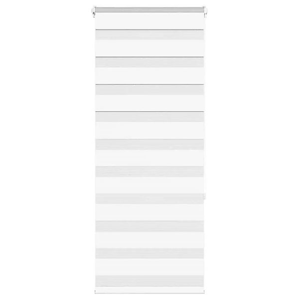 vidaXL Doppelrollo Weiß 60x150 cm Stoffbreite 55,9 cm Polyester 4014747 günstig online kaufen