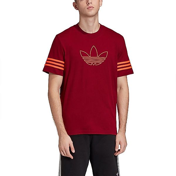 Adidas Originals Outline Kurzärmeliges T-shirt XS Collegiate Burgundy günstig online kaufen