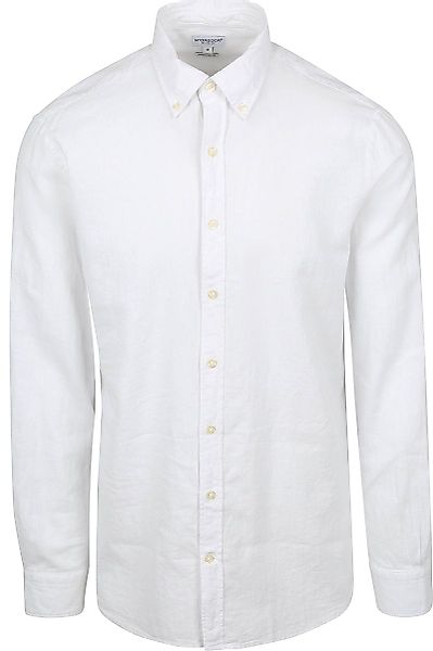 McGregor Hemd Linen Blend Weiß - Größe M günstig online kaufen