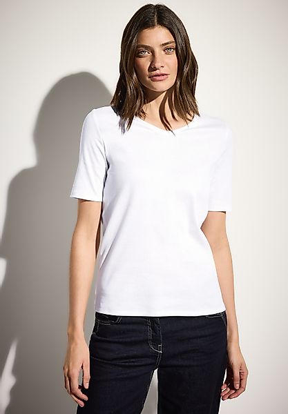 Cecil T-Shirt aus reiner Baumwolle günstig online kaufen