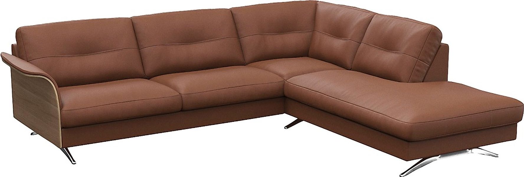 FLEXLUX Ecksofa »Glow, super bequem durch hochwertigem Sitzaufbau mit Feder günstig online kaufen