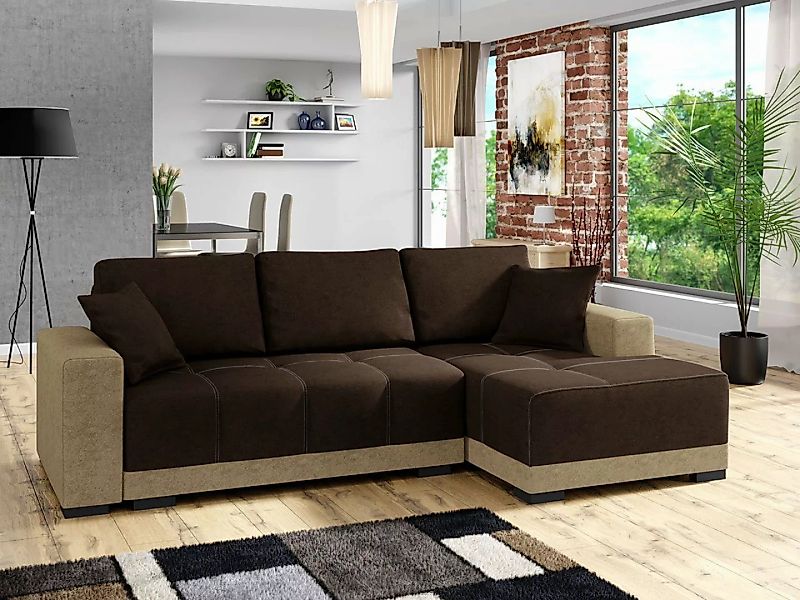 MIRJAN24 Ecksofa Dallas, mit Bettkasten und Schlaffunktion, 240x140x85 cm, günstig online kaufen