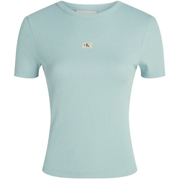 Calvin Klein Jeans  T-Shirt WOVEN LABEL RIB J20J225245 günstig online kaufen
