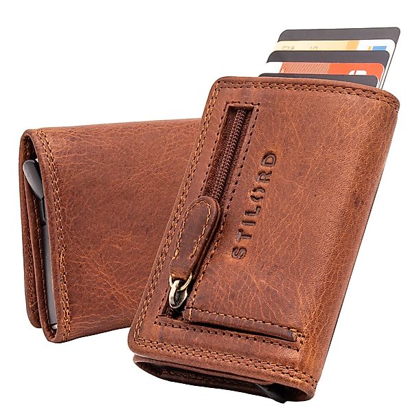 STILORD Geldbörse "Roy" Leder Mini Slim günstig online kaufen