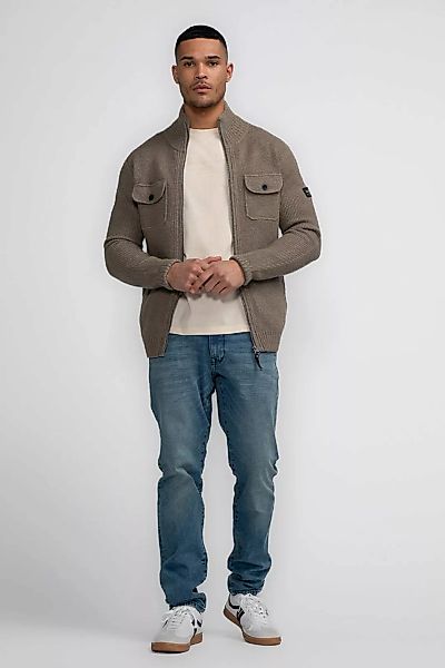 Petrol Strickjacke Sitka Taupe - Größe XXL günstig online kaufen