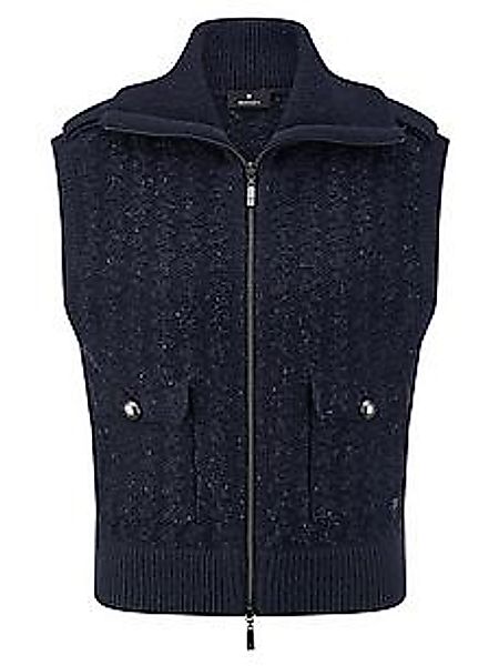 Strickweste Monari blau günstig online kaufen