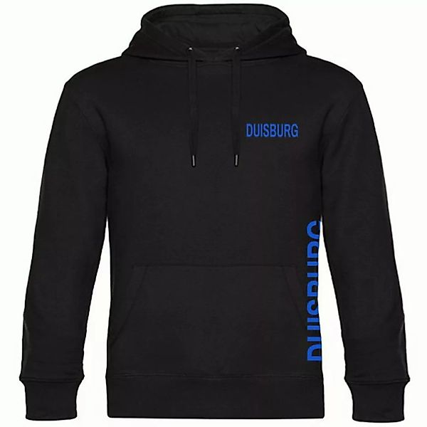 multifanshop Kapuzensweatshirt Duisburg - Brust & Seite - Hoodie günstig online kaufen