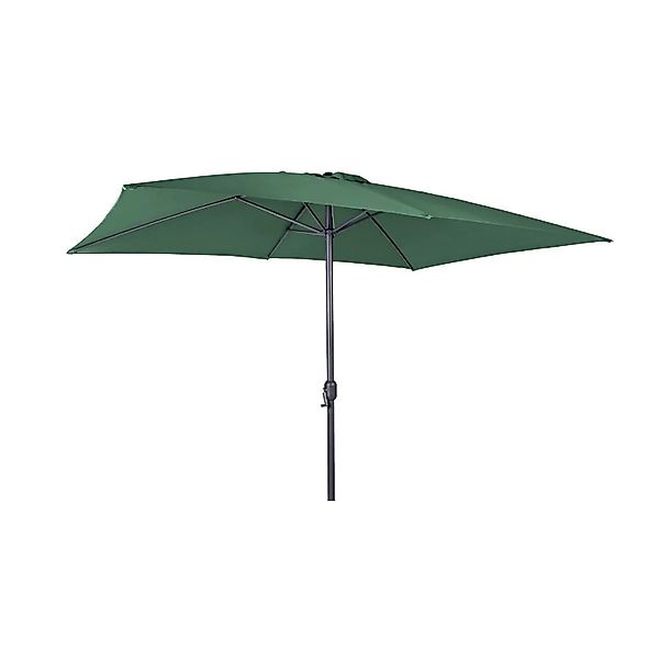 Lex Alu Sonnenschirm 300x200 cm UV30+ Rechteckig Kurbelschirm Gartenschirm günstig online kaufen