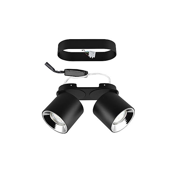 TRIO Leuchten Deckenleuchte GUAYANA, Deckenspot 2-flammig exkl 2x GU10 max günstig online kaufen