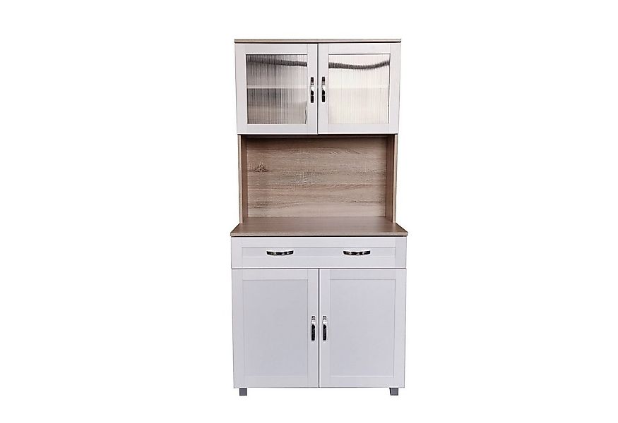 HTI-Living Hochschrank Küchenbuffet Sonoma/Weiß Blanca (Stück, 1-St., 1 Sch günstig online kaufen