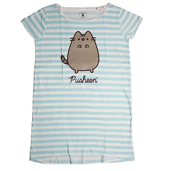 Pusheen Pyjamaoberteil Pusheen The Cat die Katze Damen kurzarm Schlafshirt günstig online kaufen