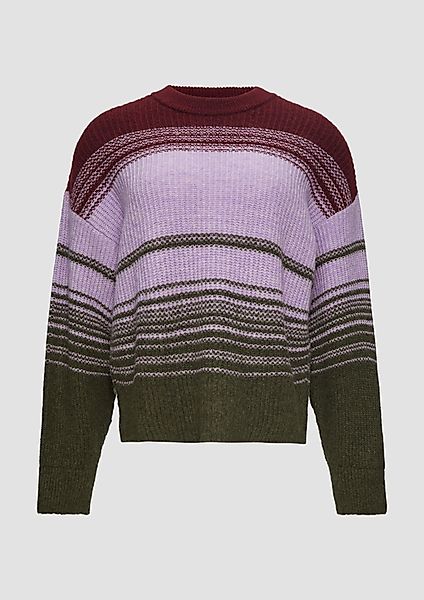 s.Oliver Strickpullover Gestreifter Strickpullover im Relaxed günstig online kaufen
