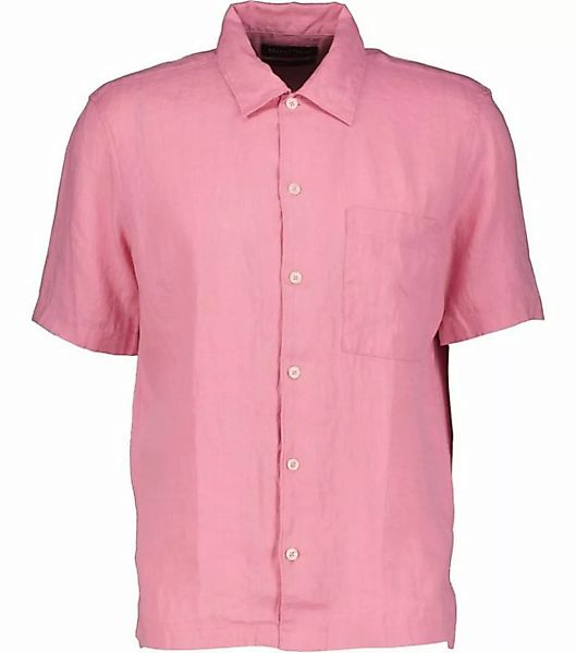 Marc O'Polo Langarmhemd Herren Leinenhemd kurzarm Regular Fit (1-tlg) günstig online kaufen
