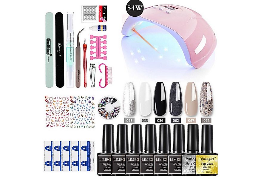 KINSI UV-Nagellack-Set Nail Art Gel Set, Nagelschmuck Set, Nagelwerkzeuge, günstig online kaufen