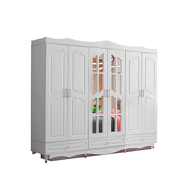 Xlmoebel Kleiderschrank Traditioneller Schrank Rechteckiges Design Schlafzi günstig online kaufen