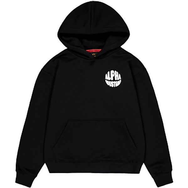 Alpha Industries  Sweatshirt Logo Hoodie Backprint W - black günstig online kaufen
