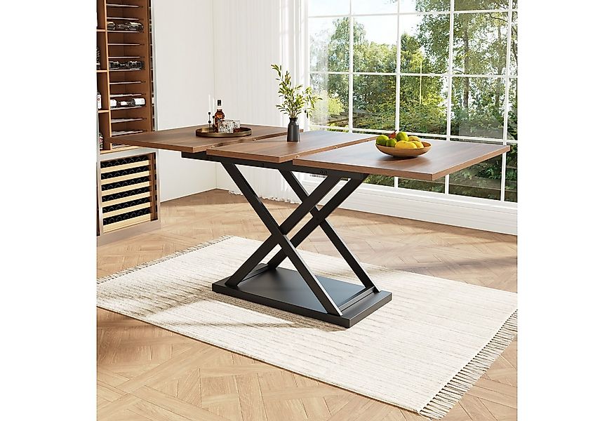 Flieks Esstisch (1-St., erweiterbar 120-160×80cm Tischplatte, für 4-8 Perso günstig online kaufen