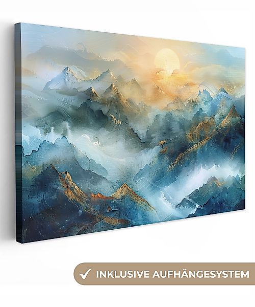 OneMillionCanvasses® Leinwandbild Abstrakt - Landschaft - günstig online kaufen
