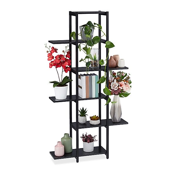 relaxdays Blumenständer Pflanzenregal mit 6 Ablagen, günstig online kaufen