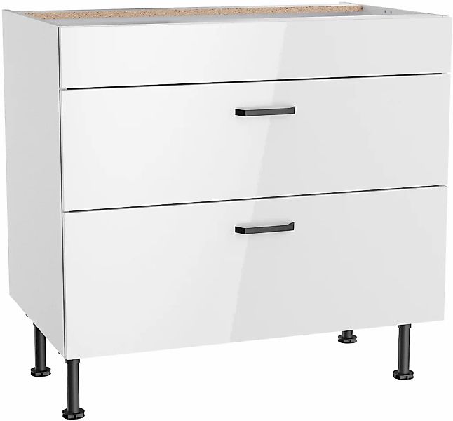 KOCHSTATION Unterschrank "KS-Paula" 90 cm breit, 87 cm hoch, 2 Auszüge für günstig online kaufen