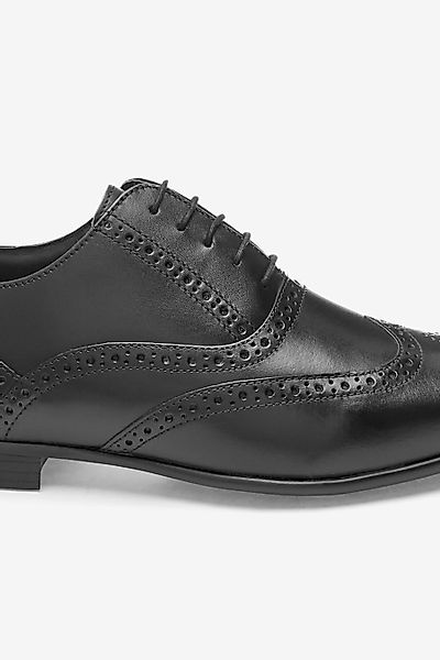 Next Oxford-Schuhe im Budapester-Stil aus Leder günstig online kaufen