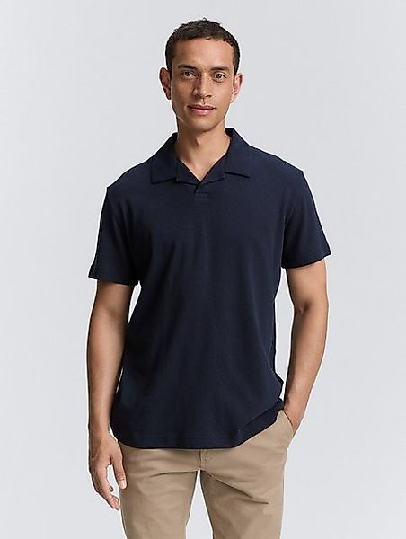 TOM TAILOR Poloshirt Poloshirt mit Leinenanteil günstig online kaufen