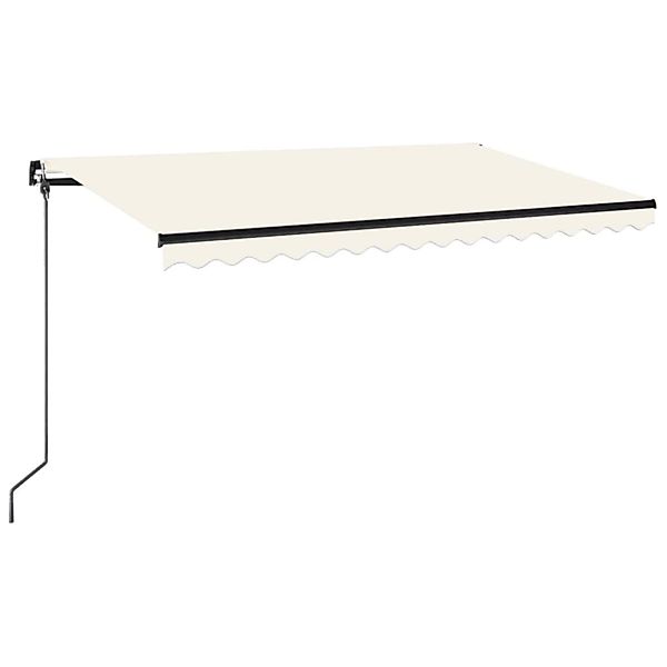 furnicato Markise Manuell Einziehbar 400x350 cm Creme günstig online kaufen